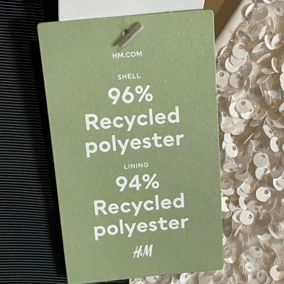 H&M Sequin Dress with bow in the back, NWT - Picture 5 of 6